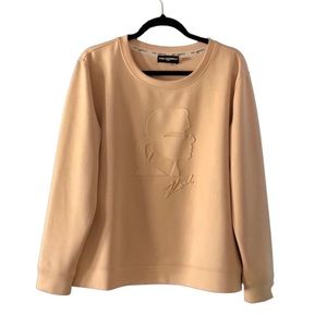 Karl Lagerfeld Blush Pullover Sweater